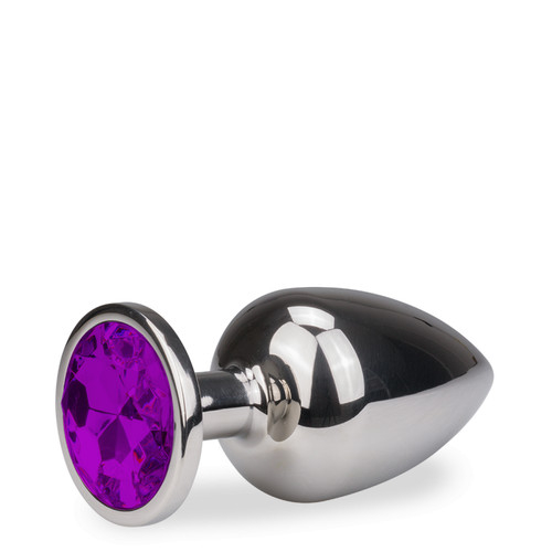 Plug métal bijou anal rosebud